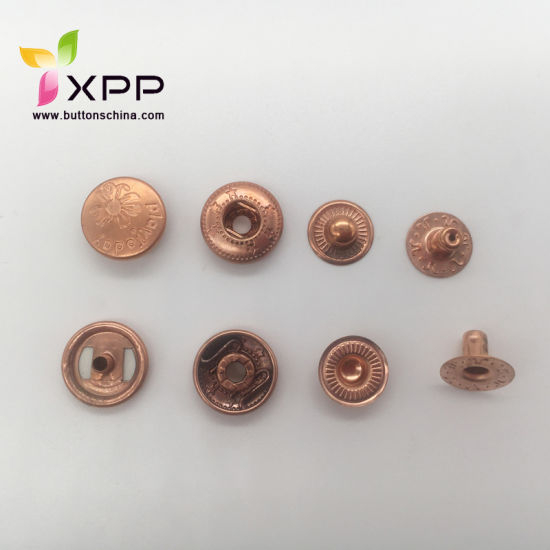 High Quality 4 Parts Brass Snap Button