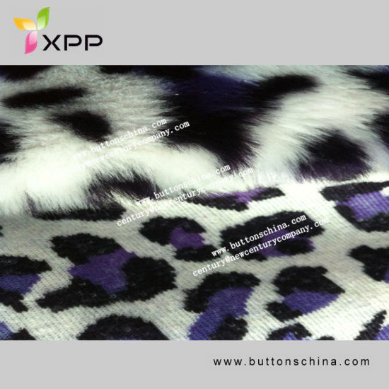 Stretch Fur Fabric Laminated Printing Suede Fabric for Fur Coat