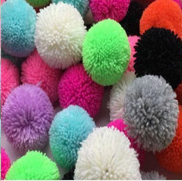 Pompom Balls Colorful Assortment Decorations