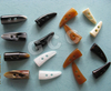 2h Plastic Horn Toggle Button for coat