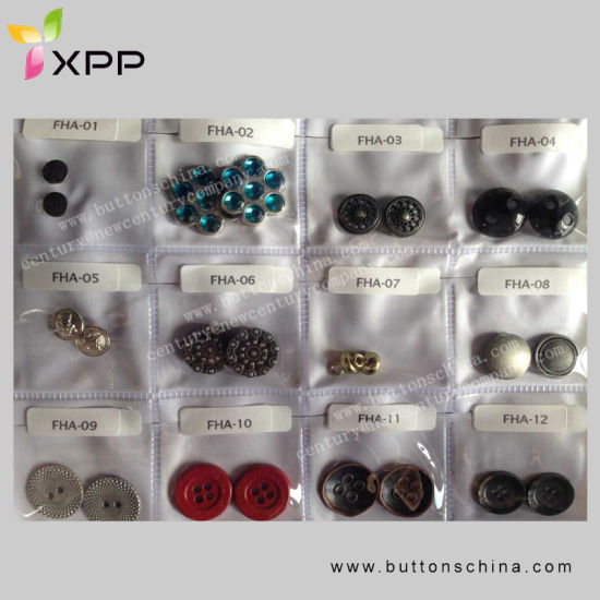 Metal Alloy 2h Sewing Button