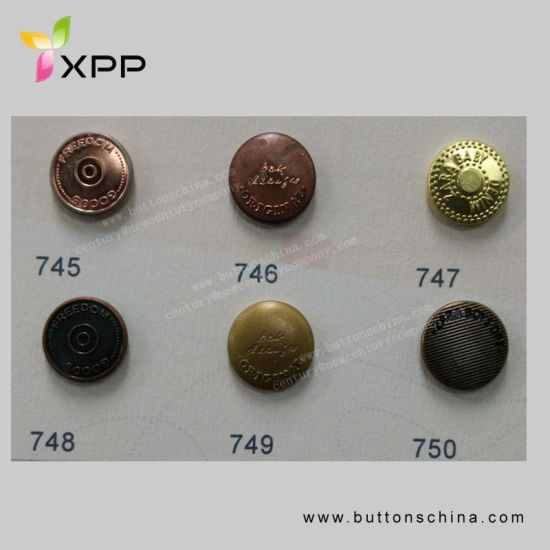 New Style High Quality Jeans Metal Button