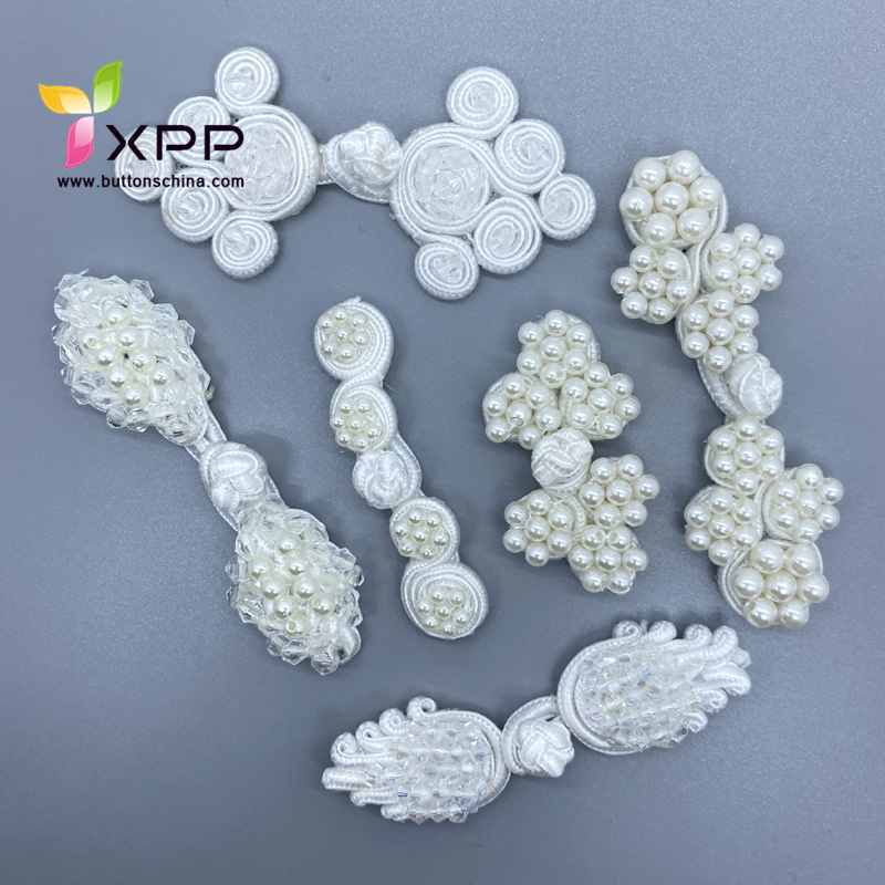 off White Chinese Button