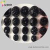 Black Color Fashion Polyest Coat Sewing Button