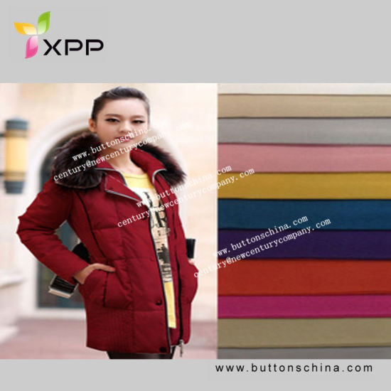 Nylon Water-Proof Fabric with Woven Red Print 370t