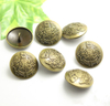 Metal Screw Button with Plated Gold Silver
