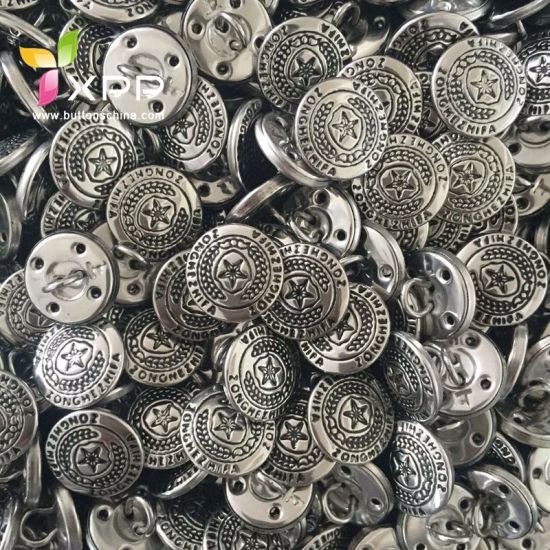 Plated Metal Button Customized Logo
