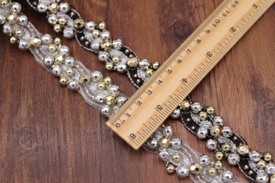 Handmade Bead Tape with Lace
