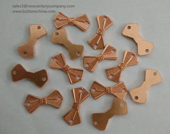 Metal Screw Button with Plated Gold Silver